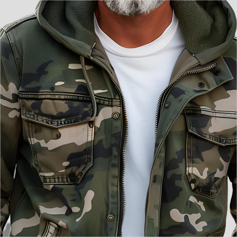 Alexander | Chaqueta cargo con capucha
