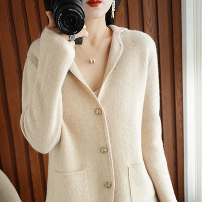 Paula | Chaleco Blazer de Tejido Clásico para un Look Elegante