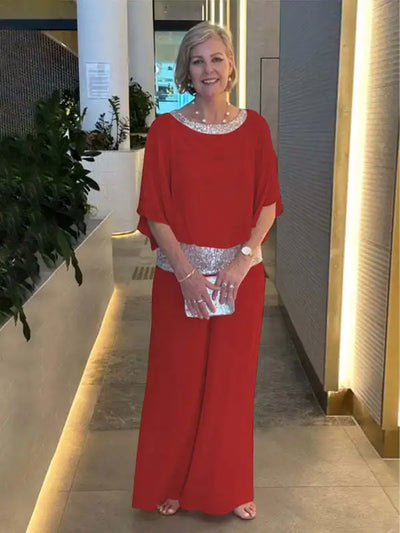 Violeta | Conjunto Chic Valeria: Pantalones Elegantes + Blusa Estilizada