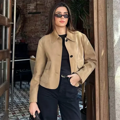 Amelia | Nueva chaqueta de ante para mujer