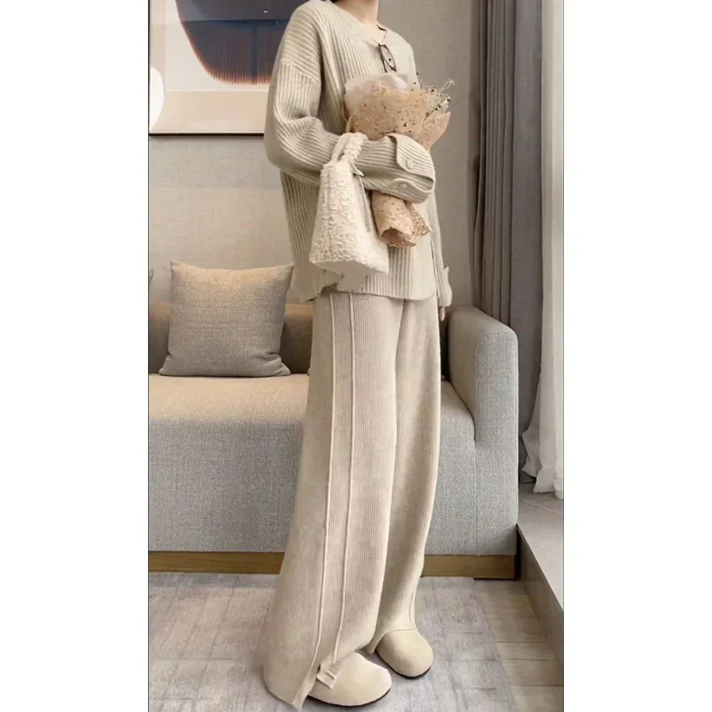Fiona | Elegante Conjunto de Suéter y Pantalones de Chándal para un Estilo Cómodo y Chic