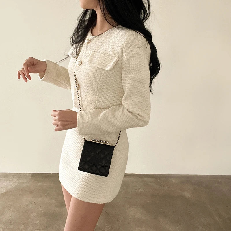 Tamara | Elegante conjunto de dos piezas de tweed para mujeres