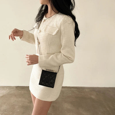 Tamara | Elegante conjunto de dos piezas de tweed para mujeres
