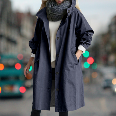 Ava - Trench coat impermeable y cálido