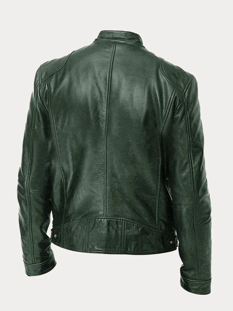 David | Chaqueta de cuero casual
