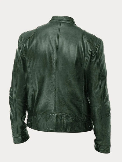 David | Chaqueta de cuero casual