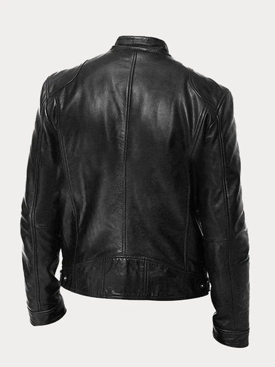 David | Chaqueta de cuero casual