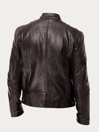 David | Chaqueta de cuero casual