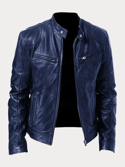 David | Chaqueta de cuero casual