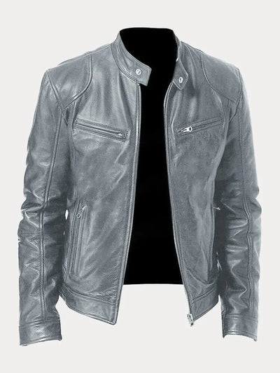 David | Chaqueta de cuero casual