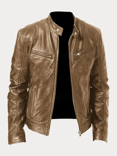 David | Chaqueta de cuero casual
