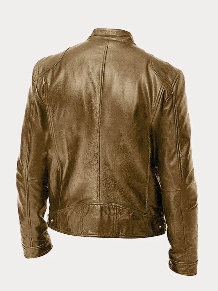 David | Chaqueta de cuero casual