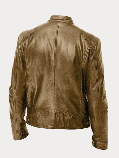 David | Chaqueta de cuero casual