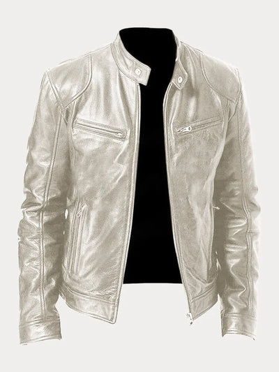 David | Chaqueta de cuero casual