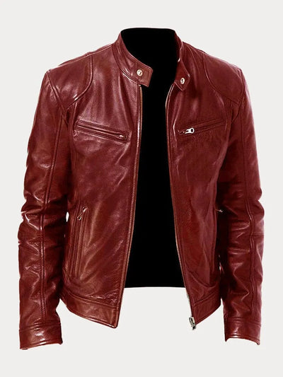 David | Chaqueta de cuero casual