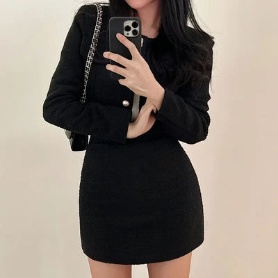 Tamara | Elegante conjunto de dos piezas de tweed para mujeres