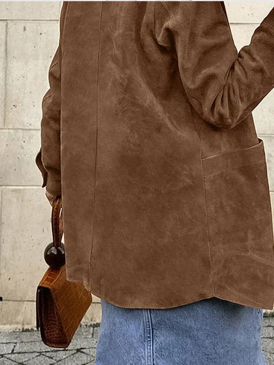 Isabella | Chaqueta marrón elegante para mujer