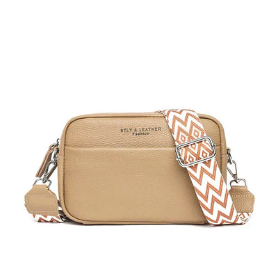 Bolso bandolera de piel chic de París