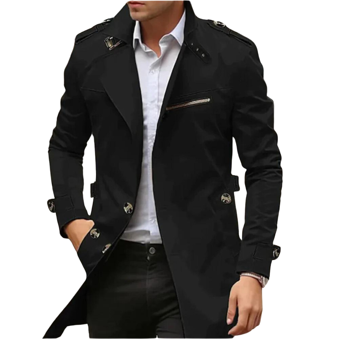 John | Chaqueta de tela premium