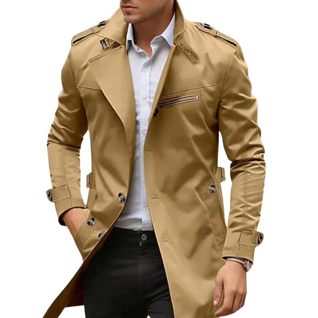 John | Chaqueta de tela premium