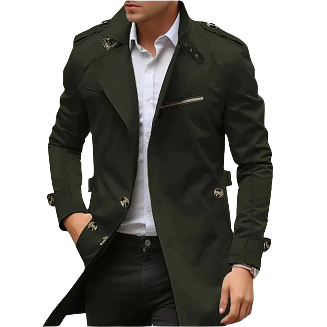 John | Chaqueta de tela premium