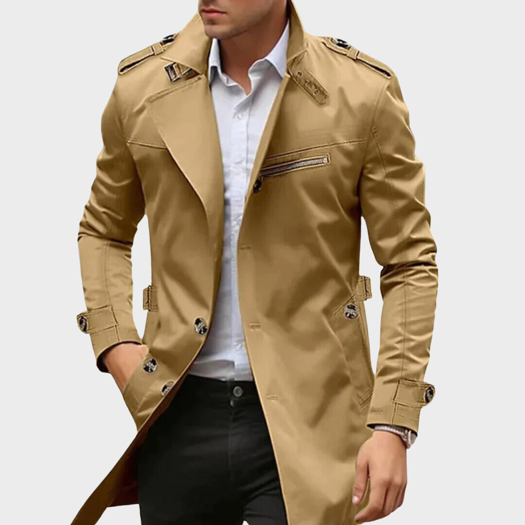 John | Chaqueta de tela premium