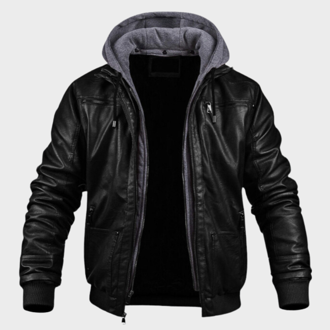 Thomas | Chaqueta de cuero de invierno