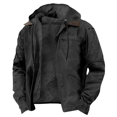 Daniel | Chaqueta con cremallera y capucha