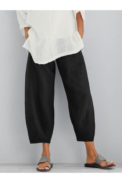 Lorena | Pantalón de algodón con bolsillos amplios y diseño casual