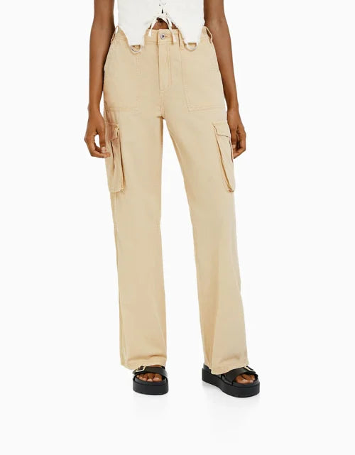 Marina | Pantalón cargo con diseño recto y ajuste perfecto