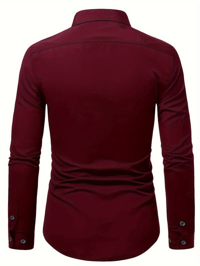 Sergio | Camisa negra elegante para un estilo sofisticado