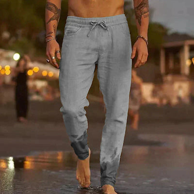 William | Pantalones de lino de alta calidad, frescos y cómodos.