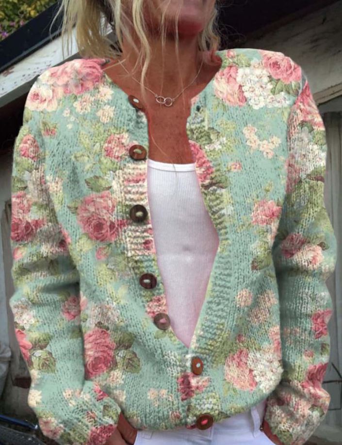 Vera | Chaleco Floral para un Look Atemporal