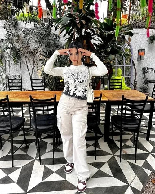 Marina | Pantalón cargo con diseño recto y ajuste perfecto