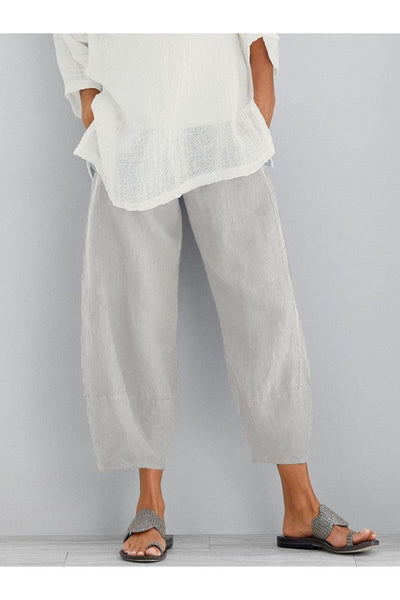 Lorena | Pantalón de algodón con bolsillos amplios y diseño casual