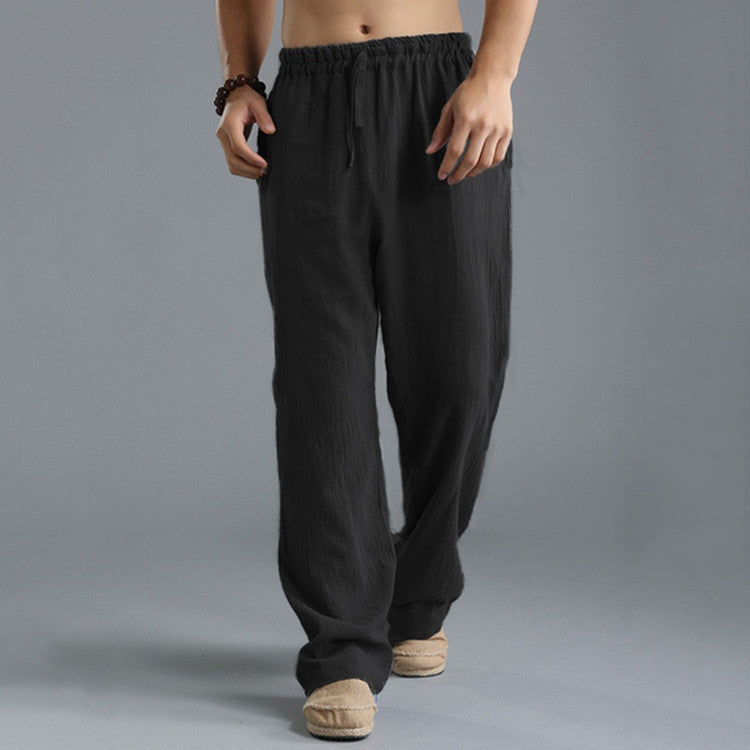Samuel | Pantalones de lino de corte clásico, cómodos y frescos.