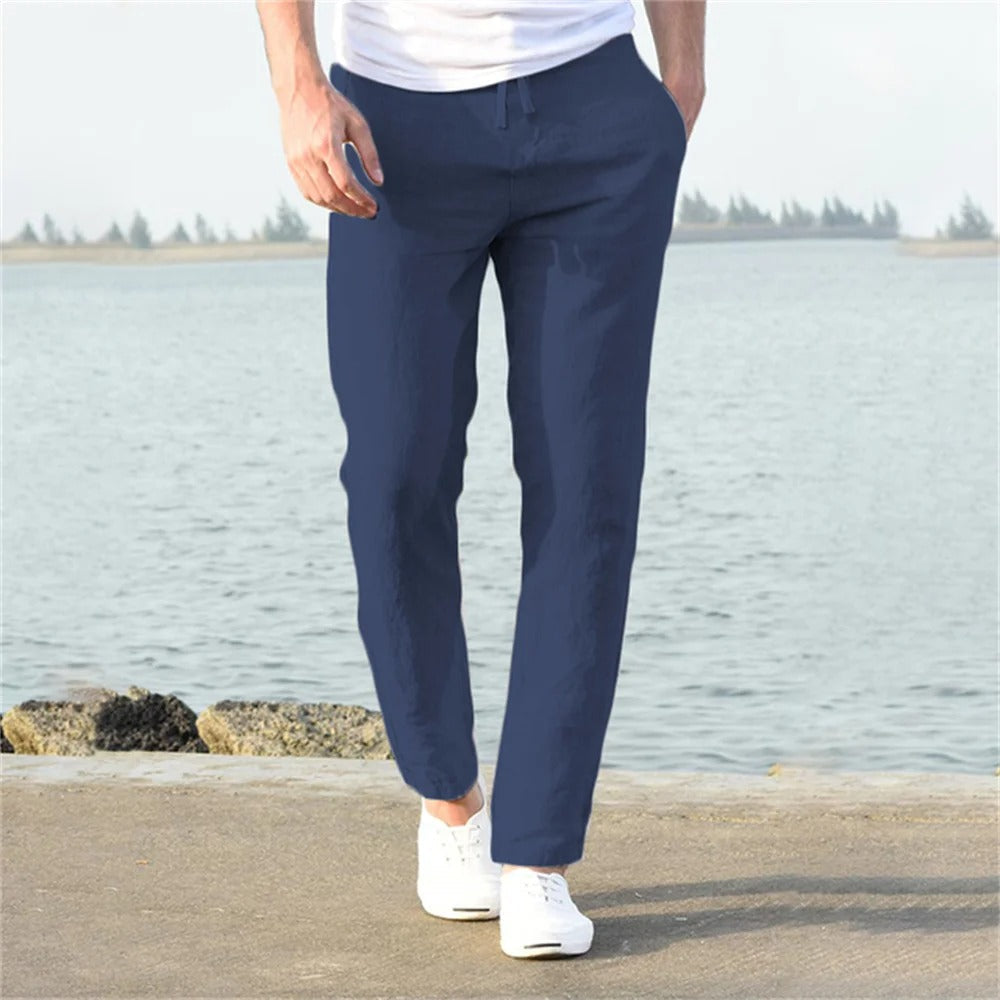 Max | Pantalones de lino frescos, ideales para el verano.